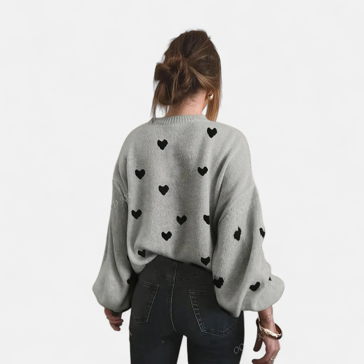Gloria - Hearts Wool Sweater