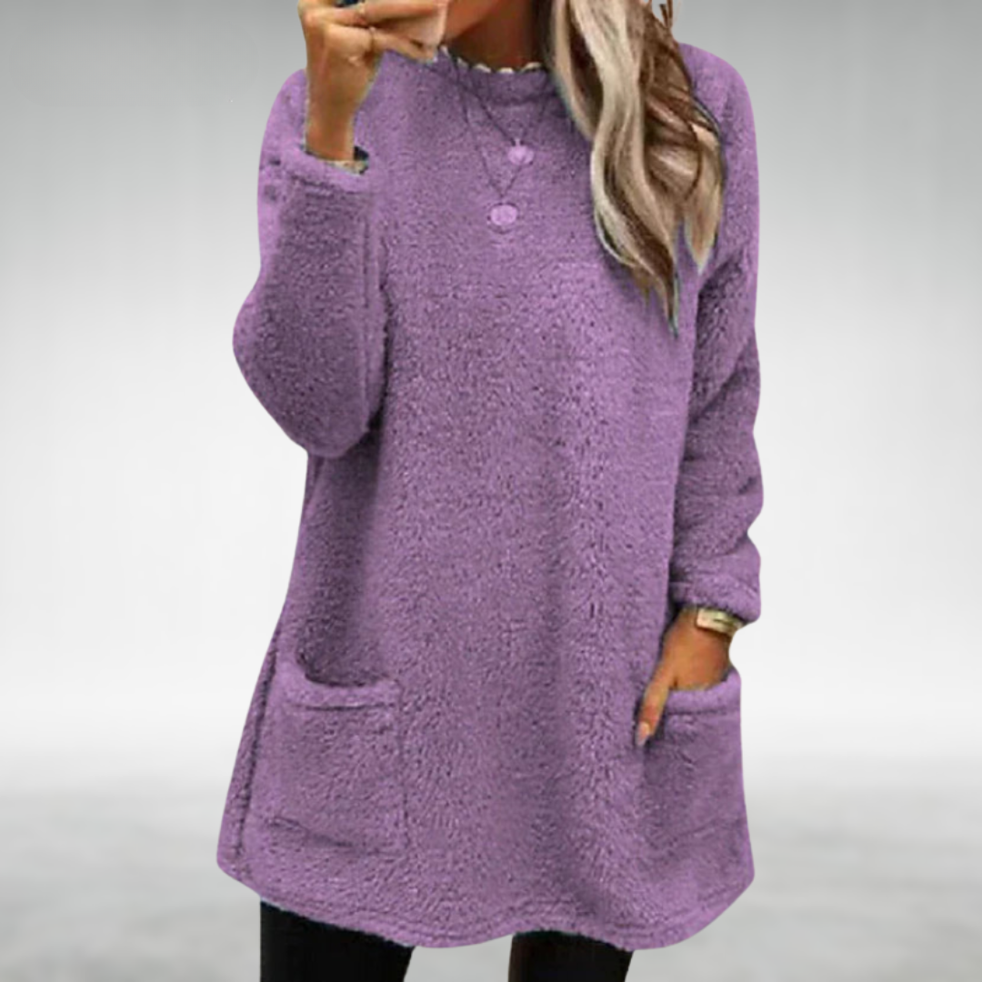 Elowen - Fleece Sweater with Pockets