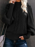 Phyllis - Casual Long Sleeve Knitted Sweater