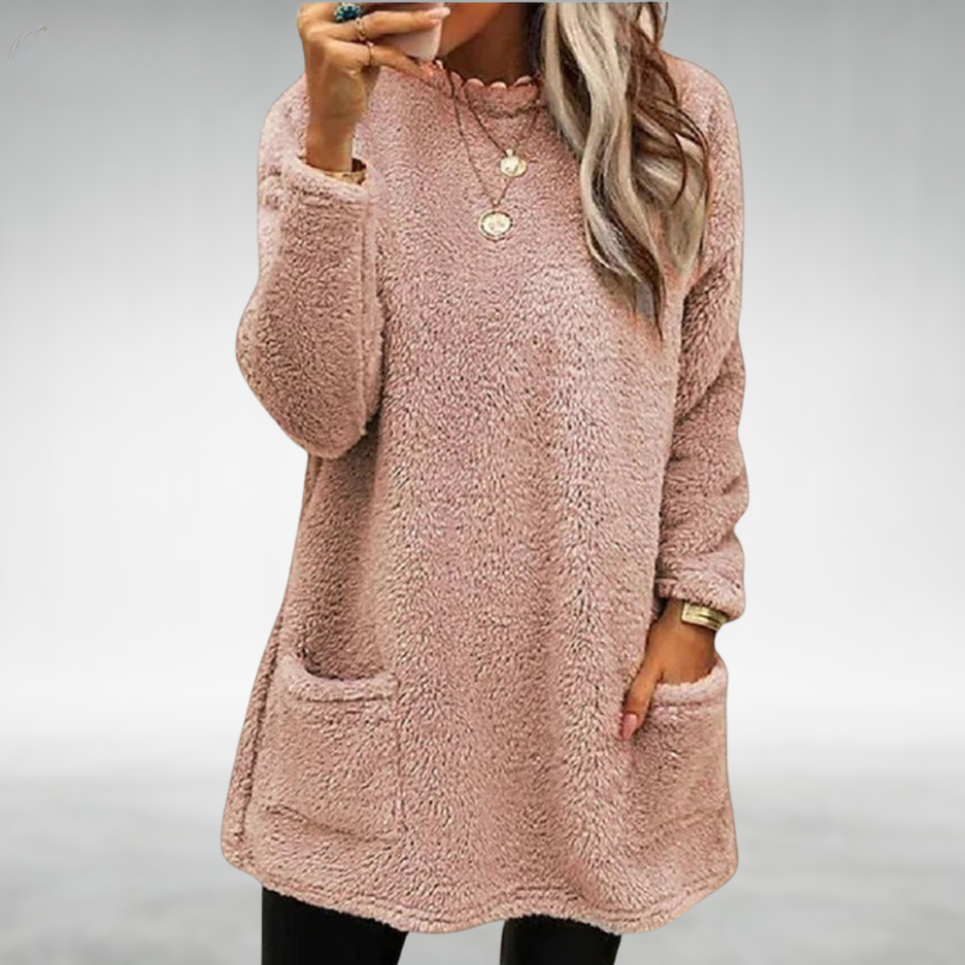 Elowen - Fleece Sweater with Pockets