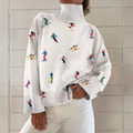 Bella - Vintage ski pattern winter jumper