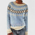 Christine - Retro Scandinavian knitted sweater