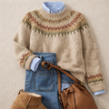 Joyce - Heritage Nordic Knit Sweater
