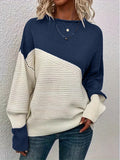 Vivian - Casual Long Sleeve Round Neck Sweater