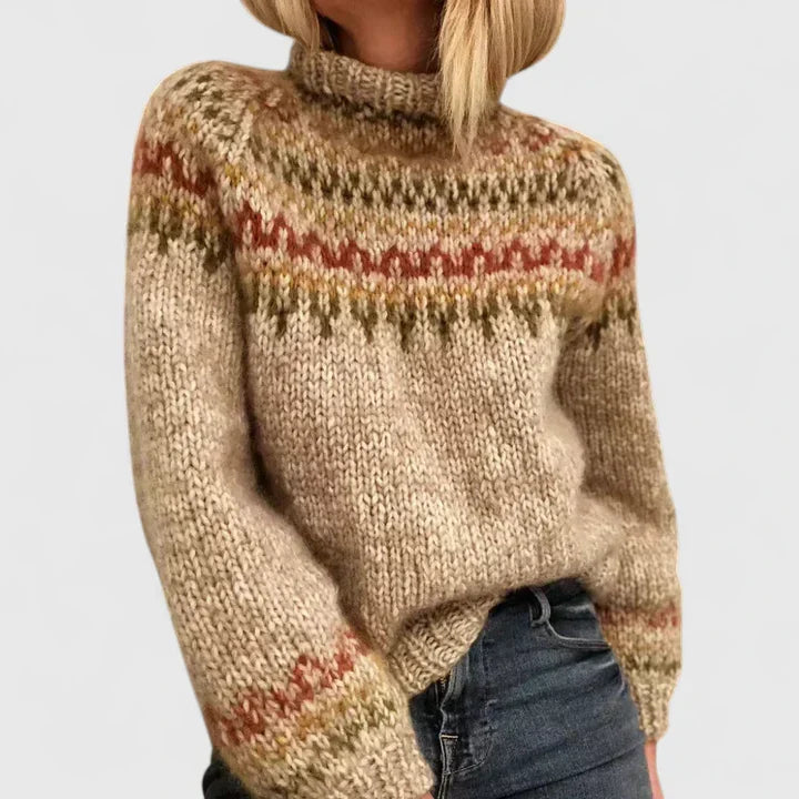 Joyce - Heritage Nordic Knit Sweater